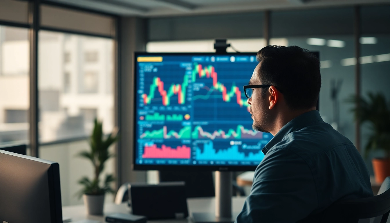 Trading view interface displaying detailed market charts and analysis tools for traders' insights